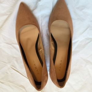 Blush low heel
